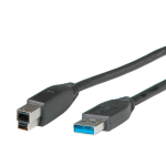 ROLINE USB 3.0 Cable, Type A M - B M 3.0 m