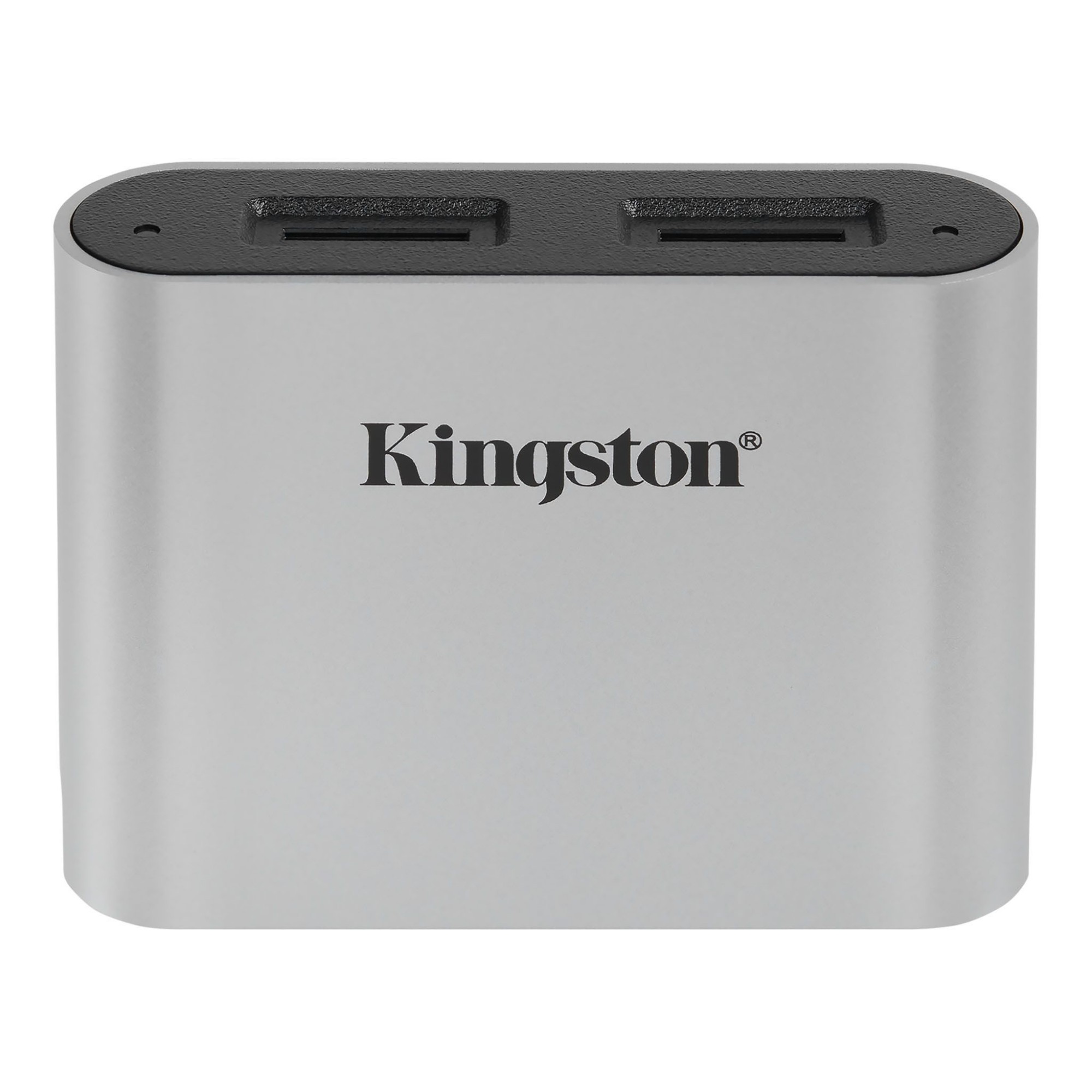Kingston Technology Workflow microSD Reader card reader USB 3.2 Gen 1 (3.1 Gen 1) Type-C Black, Silver