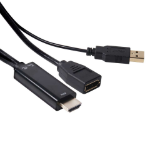 CLUB3D HDMIâ„¢ to DisplayPortâ„¢ Adapter Male/Female