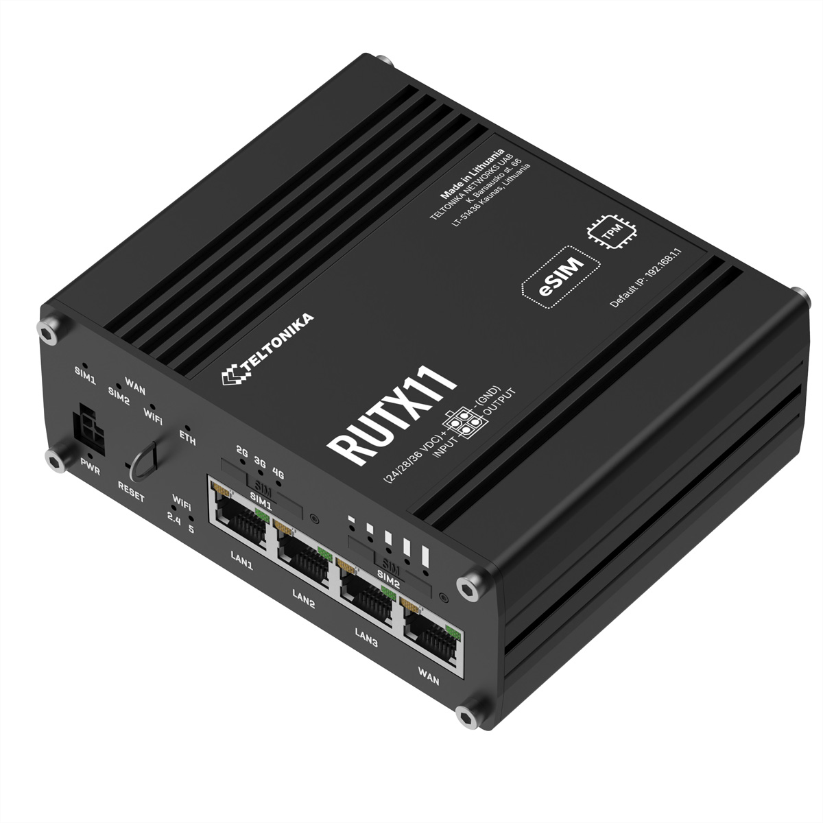 EU Product - RUTX11 4G Router eSIM - Router - WLAN thumbnail