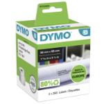 Dymo 99012/S0722400 DirectLabel-etikettes 89mm x36mm Pack=2 for Dymo 400 Duo/60mm