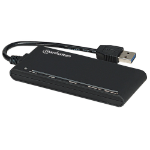 Manhattan USB-A Multi- /Writer, 5 Gbps (USB 3.2 Gen1 aka USB 3.0), 62-in-1, SuperSpeed USB, Windows or Mac, Black, Three Year Warranty, Blister