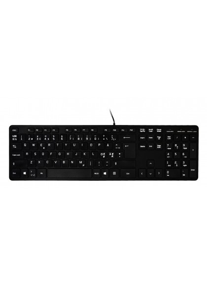 Port Designs 900752-FR keyboard USB AZERTY French Black