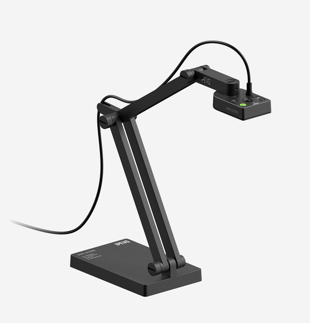 IPEVO V4K-13MP ULTRA document camera Black 25.4 / 3.06 mm (1 / 3.06") CMOS