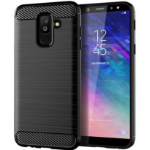 JLC Samsung A6 2018 Brushed Silicone Case - Black