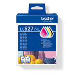 Brother LC527VAL inktcartridge 4 stuk(s) Origineel Zwart, Cyaan, Magenta, Geel
