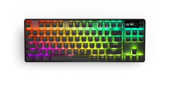 STS SteelSeries Gaming Keyboard Apex Pro TKL (2023), RGB LED light, US, Black, Wireless