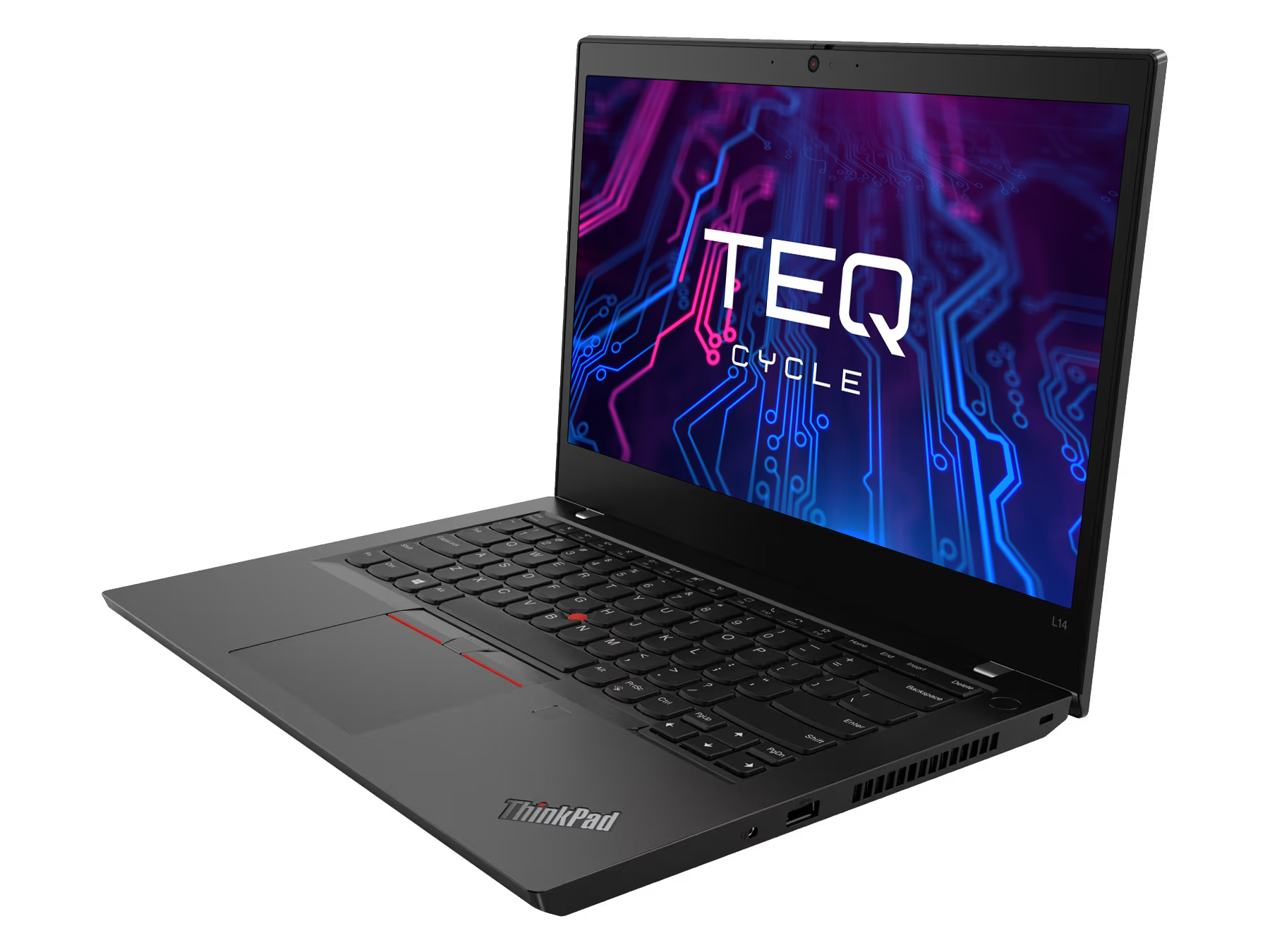 Teqcycle Lenovo Thinkpad L14 G1 AMD Ryzen™ 5 PRO 4650U Laptop 35.6 cm (14") Touchscreen Full HD 16 GB DDR4-SDRAM 256 GB SSD Windows 11 Pro Nordic Black