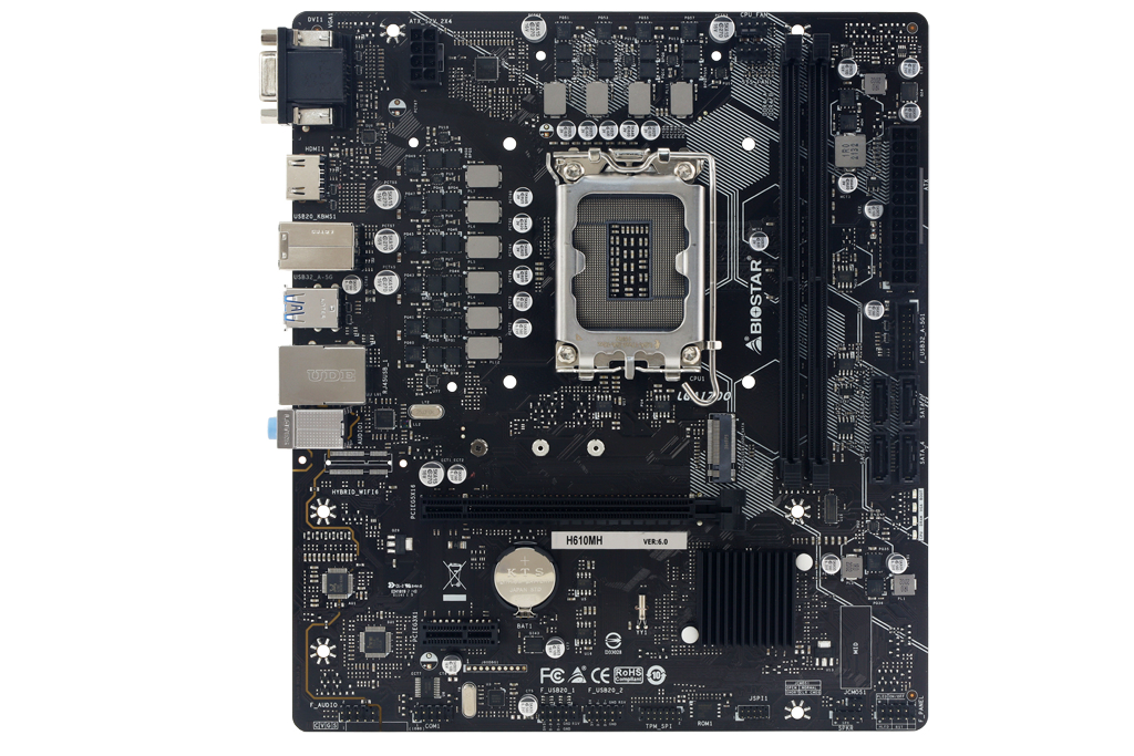 Image of Biostar H610MH Intel H610 LGA 1700 micro ATX