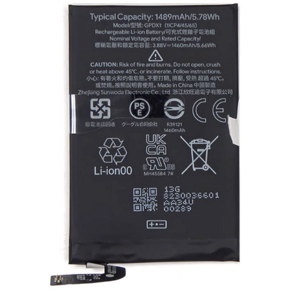 EU Product - Pixel Fold Battery - 1489mAh thumbnail