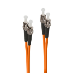 ALOGIC 2m ST-ST Multi Mode Duplex LSZH Fibre Cable 62.5/125 OM1