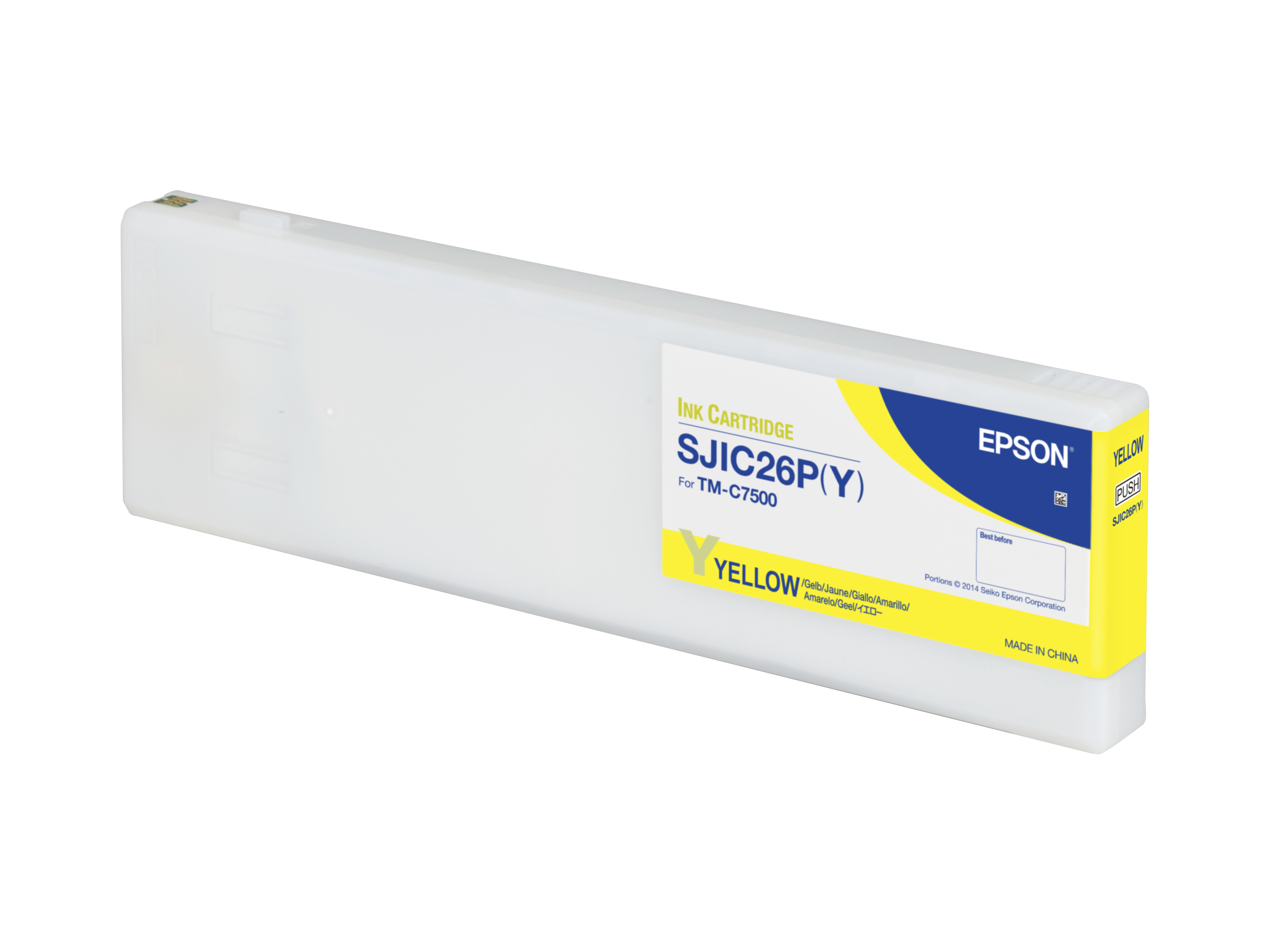 Image of Epson C33S020621/SJIC-26-P-Y Ink cartridge yellow 294,3ml for...
