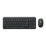 Logitech ERGO MK250 Compact Bluetooth Wireless Combo toetsenbord Inclusief muis Universeel RF-draadloos + Bluetooth AZERTY Frans Grafiet