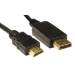 Cables Direct DisplayPort - HDMI, 1m Black
