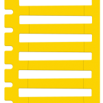 Brady BM71D-4-7696-YL printer label Yellow