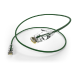 UNC CS6A-03F-GRN networking cable Green 35.8" (0.91 m) Cat6a