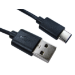 Cables Direct USB3C-941 USB cable 1 m 3.2 Gen 1 (3.1 Gen 1) USB C USB A Black