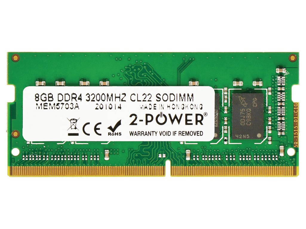 Image of 2-Power 2P-01AG876 memory module 8 GB 1 x 8 GB DDR4 3200 MHz
