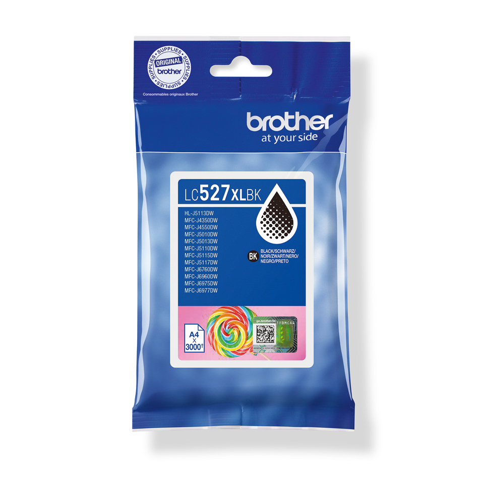 Brother LC-527XLBK Ink cartridge black high-capacity. 3.5K pages ISO/I