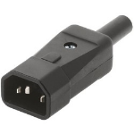 Bachmann 915.171 electrical power plug C14 Black