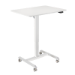 LogiLink Sit-stand workstation, single-motor, w/casters, white