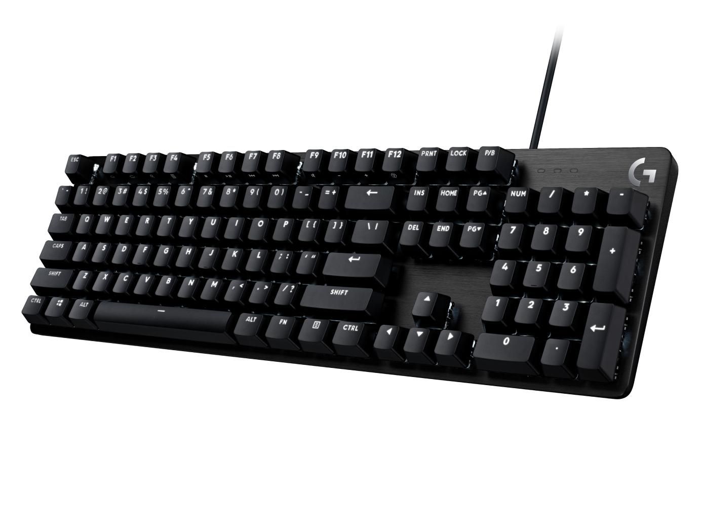 Logitech G G413 SE - Keyboard - backlit - USB - QWERTY - UK - key switch: Tactile - black