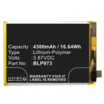 CoreParts MBXMP-BA1797 mobile phone spare part Battery Black, Yellow