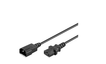 Microconnect PE040605 power cable Black 0.5 m C14 coupler C13 coupler