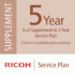 Ricoh 4+4 Supplement to 5 Year Service Plan