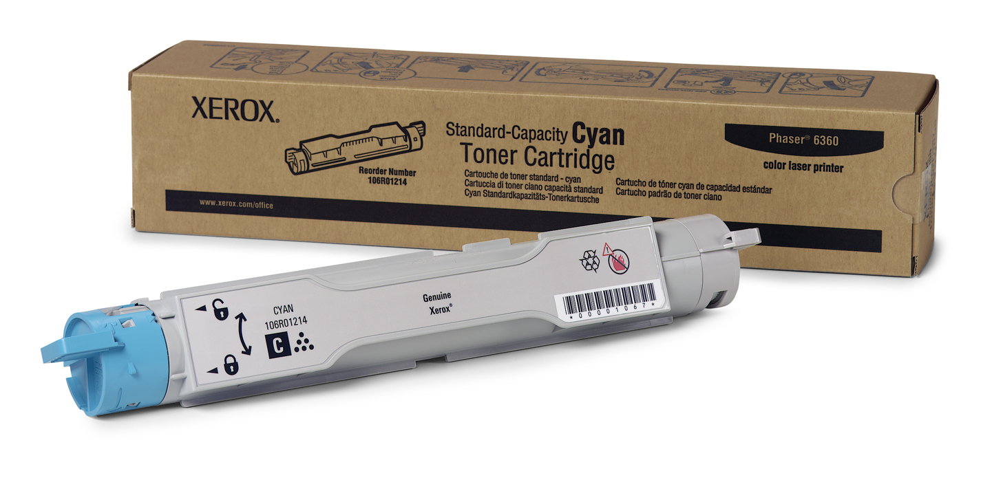 Xerox 106R01214 Toner cyan, 5K pages/5% for Xerox Phaser 6360