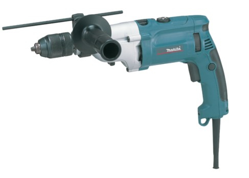 Makita HP2071J borr 2900 RPM utan nyckel 2,5 kg Svart, Blå, Silver