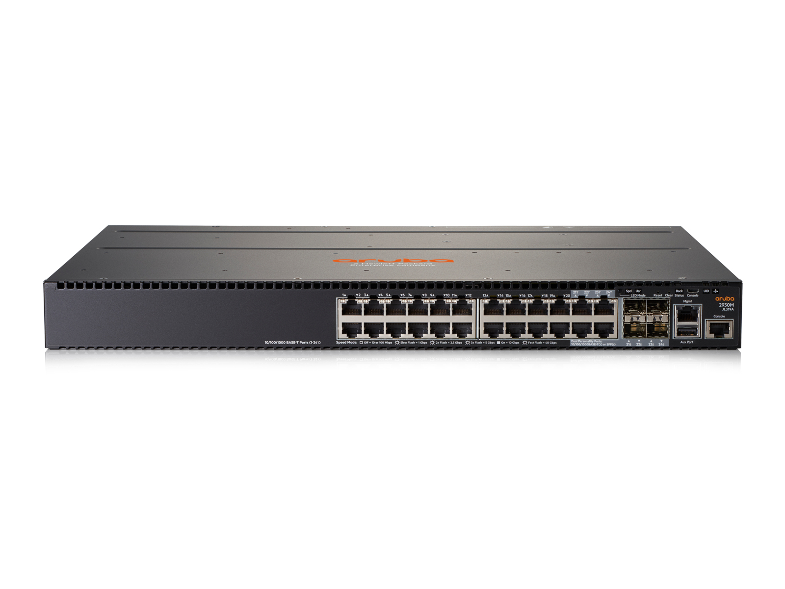 Image of Aruba 2930M 24G 1-slot Managed L3 Gigabit Ethernet (10/100/1000)...
