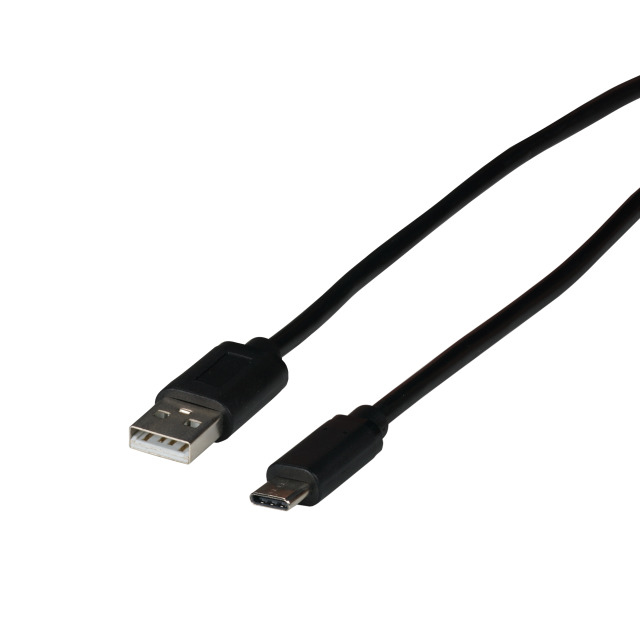 EFB Elektronik EBUSBC-USB20AK.0,5 USB cable USB 2.0 0.5 m USB C USB A Black