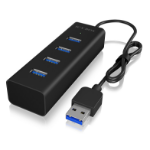 ICY BOX IB-HUB1409-U3 USB 3.2 Gen 1 (3.1 Gen 1) Type-A 5000 Mbit/s Black