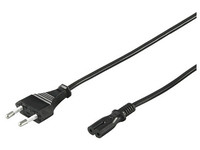 Image of Microconnect PE030712 power cable Black 1.2 m CEE7/16 C7 coupler