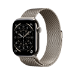 Apple Watch Series 11 GPS + Cellular 46mm Natural Titanium Case with Natural Milanese Loop - S/M