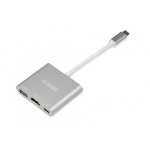 iBox IUH3CFT1 interface hub USB 3.2 Gen 1 (3.1 Gen 1) Type-C 5000 Mbit/s Silver