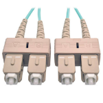 Eaton N806-15M InfiniBand/fibre optic cable 2x SC Beige, Turquoise