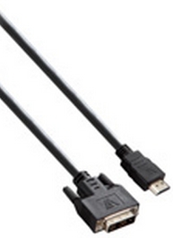 Image of V7 HDMI DVI Cable (m/m) HDMI/DVI-D Dual Link black 2m