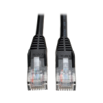 Tripp Lite N001-003-BK Cat5e 350 MHz Snagless Molded (UTP) Ethernet Cable (RJ45 M/M), PoE - Black, 3 ft. (0.91 m)