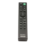 Sony 149303011 remote control Audio Press buttons