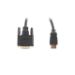 Lanberg CA-HDDV-20CU-0030-BK video cable adapter 3 m HDMI Type A (Standard) DVI-D Black