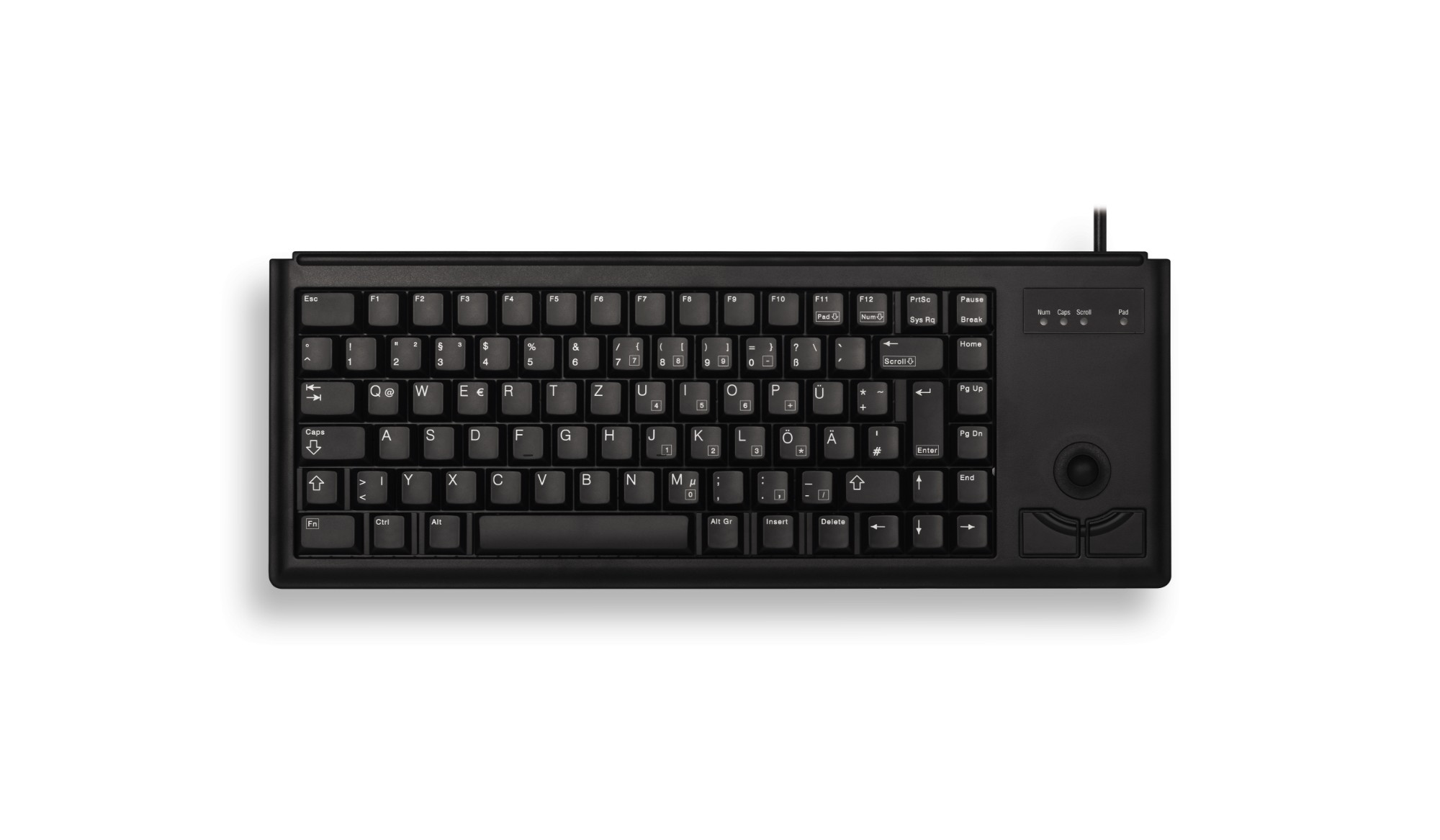 CHERRY G84-4400 keyboard USB QWERTY Nordic Black