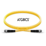 ATGBICS ST-ST OS2, Fibre Optic Cable, Singlemode, Duplex, Yellow, 8m