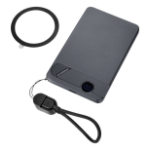 TROIKA POP50 5000 mAh Draadloos opladen Grijs, Zwart