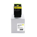 CTS Remanufactured Lexmark CX410Y Yellow Hi Cap 80C2HY0 802HY Toner