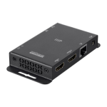 Monoprice 16048 AV extender AV transmitter & receiver Black