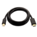 V7 Black Video Cable Mini DisplayPort Male to HDMI Male 2m 6.6ft