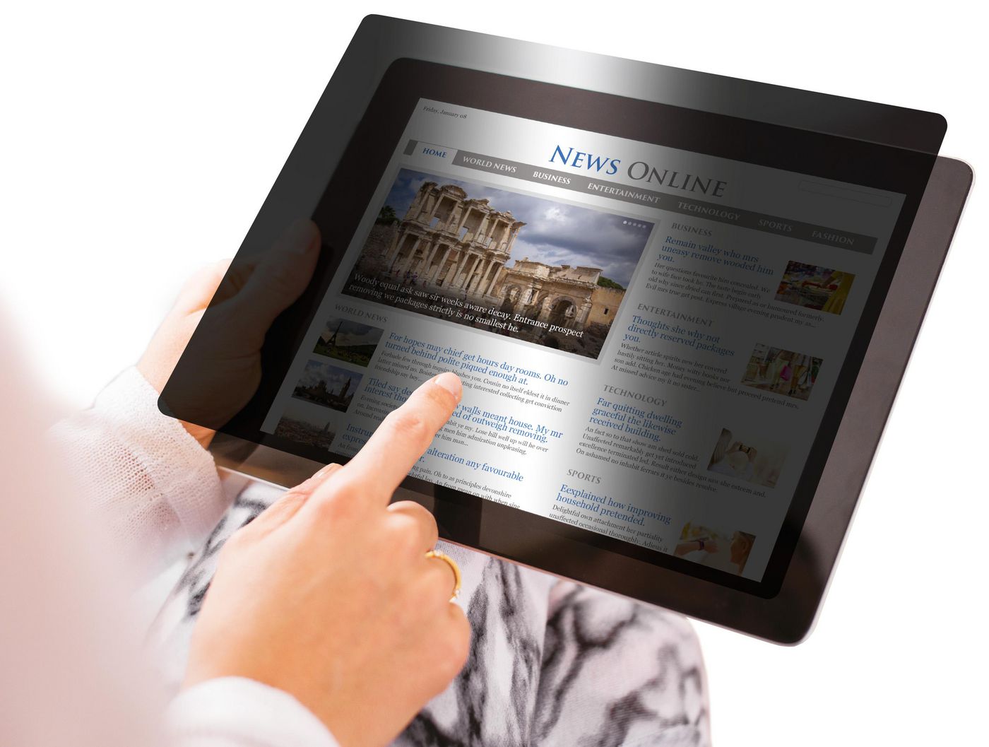 Image of eSTUFF Adhesive Privacy Filter 10.0"