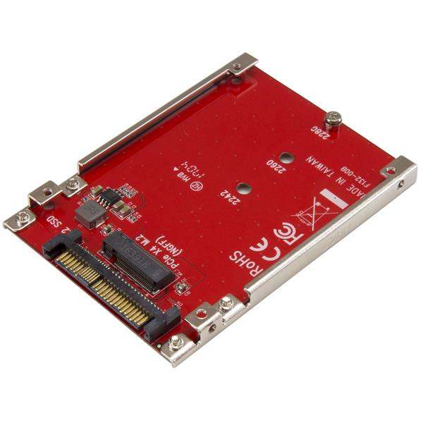 Image of StarTech.com M.2 Drive to U.2 (SFF-8639) Host Adapter for M.2 PCIe...